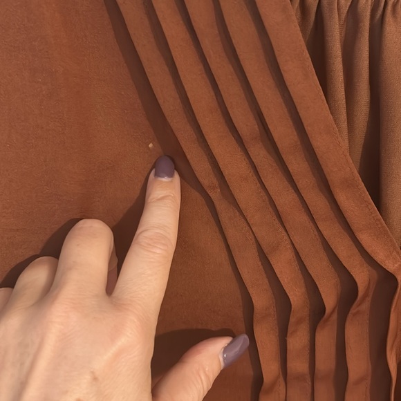 Silky V neck Blouse - Picture 6 of 6